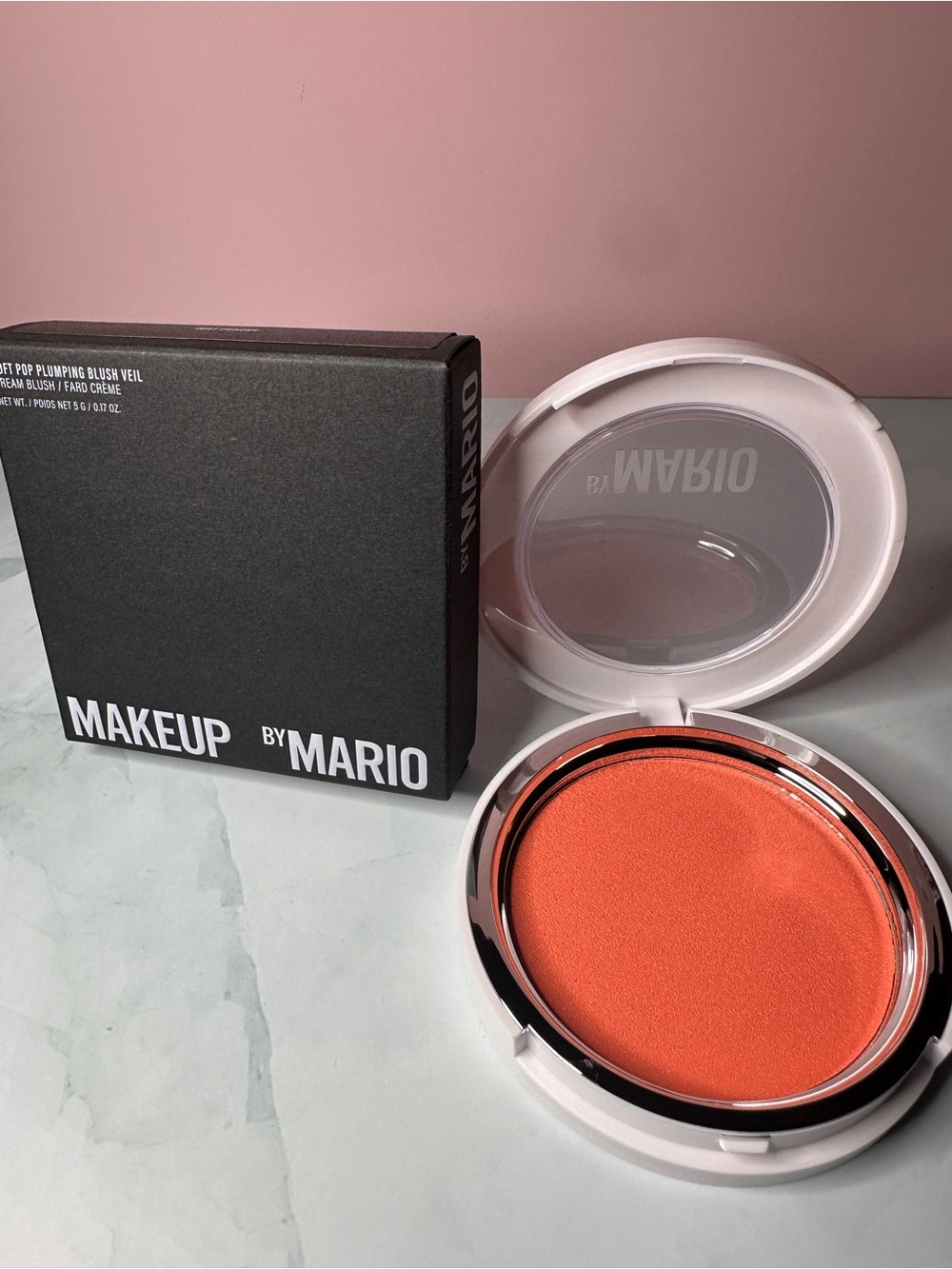 Makeup By Mario Cream Blush — Coral Orange Shade